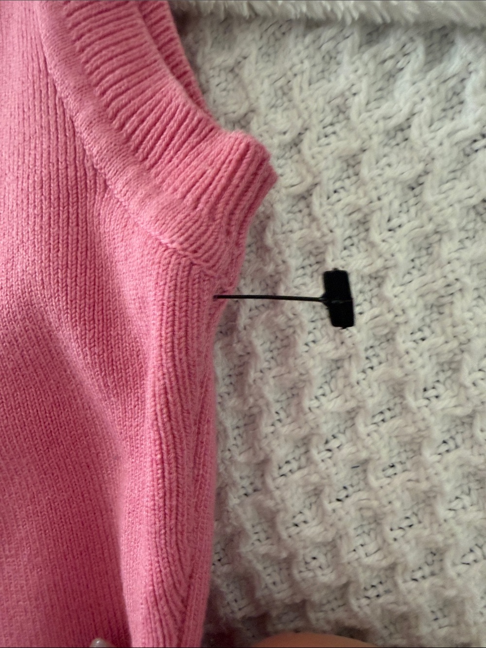Zara Rose Pink Knit Sleeveless Crop Tank-w/ free tan Zara top included - Picture 12 of 13